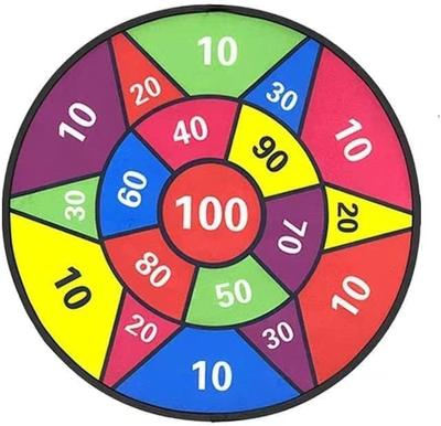 Jeu de Fléchettes Jeu de Société avec 12 Balles Collantes Cible Jeu de Fléchettes Lancer de Balle Adhésif Velcro Jouet de Sécurité Jouet Éducatif Jouet d'Intérieur Jeu de Lancer