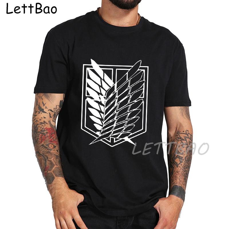 Attack On Titan Retro Design Funny Cool Anime T Shirt Men Streetwear Casual T Shirt S