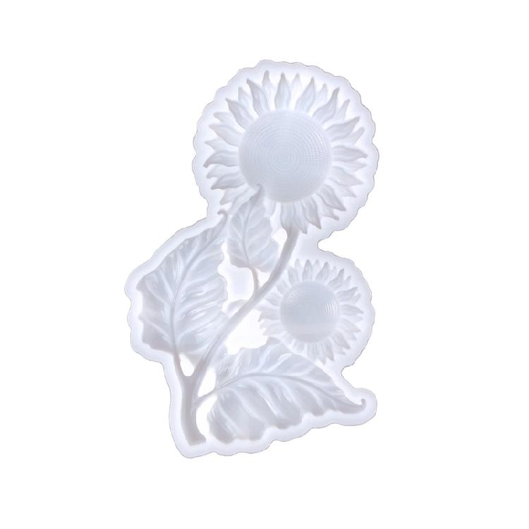 

3D Sunflower Resin Mold Epoxy Casting Mould DIY Resin Crafts Home Wall Hanging 1 чистый