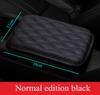 Wave Embroider PU Leather Car Armrest Mat Center Console Arm Rest Protection Cushion Auto Armrests Storage Box Cover Pad