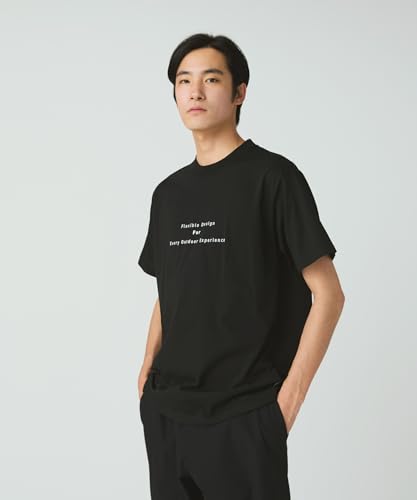 Snow Peak Jikaro Firering Table T-Shirt TS-25AU004 Short Sleeve T-Shirt for Men and Women, Black, Size L
