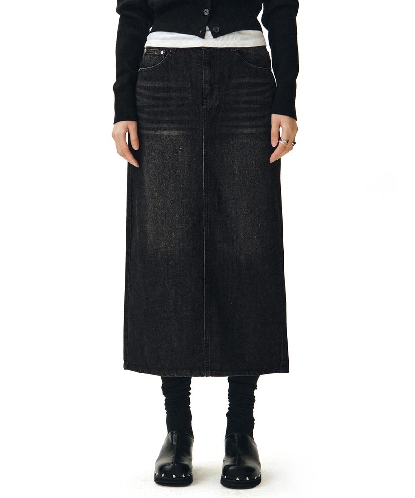 Deketeuumeon Signature Long Skirt Dcsk003Blackb
