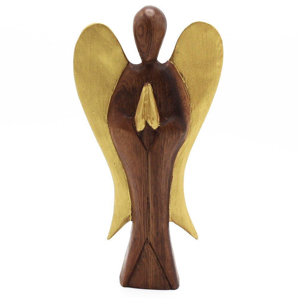 Wooden Angel Figurine
