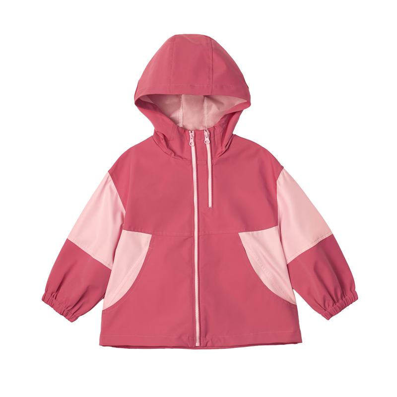 

LUSON Girls Color-Block Windbreaker Softshell Jacket 90
