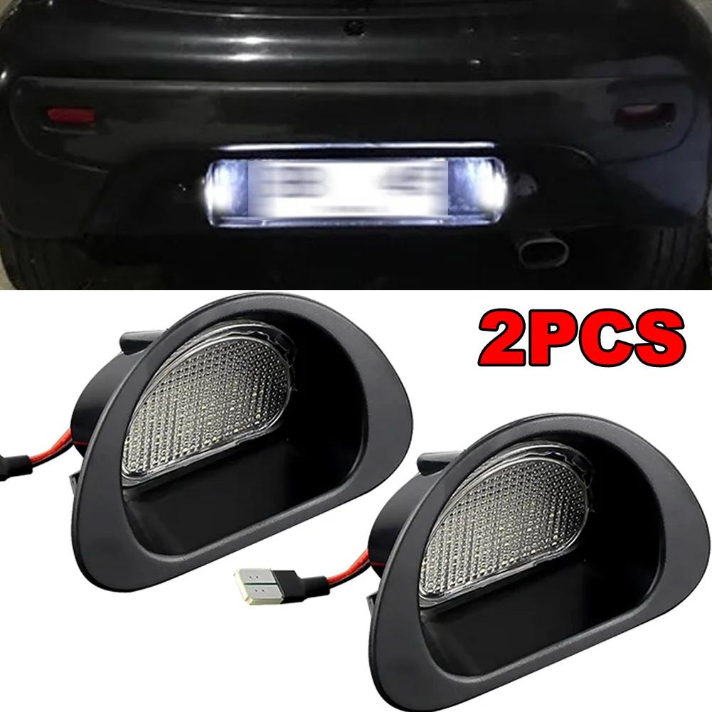1/2 Stück Canbus LED Kennzeichenleuchte Für Peugeot 107 05-14 Für Citroen C1 MK I 05-13 Ersetzt OEM Nummer 6340E2 6340 E2