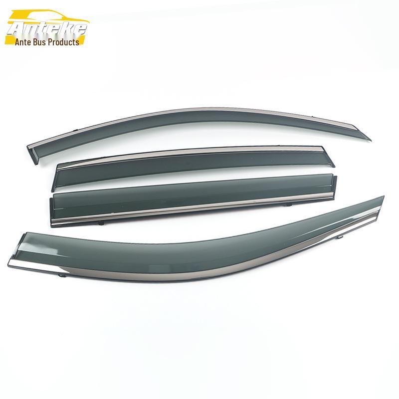 

Мустанг Т70 Дефлектор дождя 3D Нержавеющая сталь Яркая полоса Щиток - Автомобильный аксессуар для экстерьера