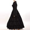 Gotisch Lolita Mittelalterlich Europäisch Lang Übergröße Bühnenkostüm [FAD-4U] Kleid, Schwarz, Stil, Ärmel, Größe, Cosplay, Kostüm, Halloween, Fotografie,