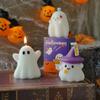 Halloween Ghost Scented Candle Scented Atmosphere Cute Niche Handmade Fragrance Modeling Wax Prop Ornament Aromatherapy Candles