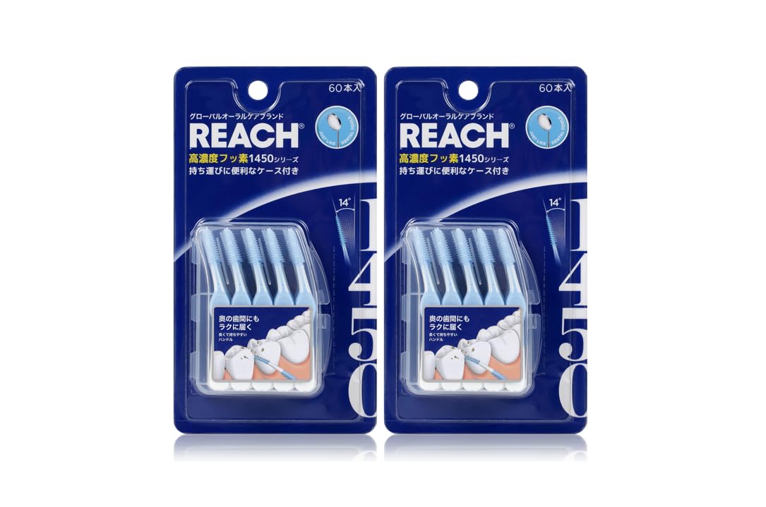

Reach 1450 Interdental Brush Set of 2 Fluoride Brush Interdental Floss