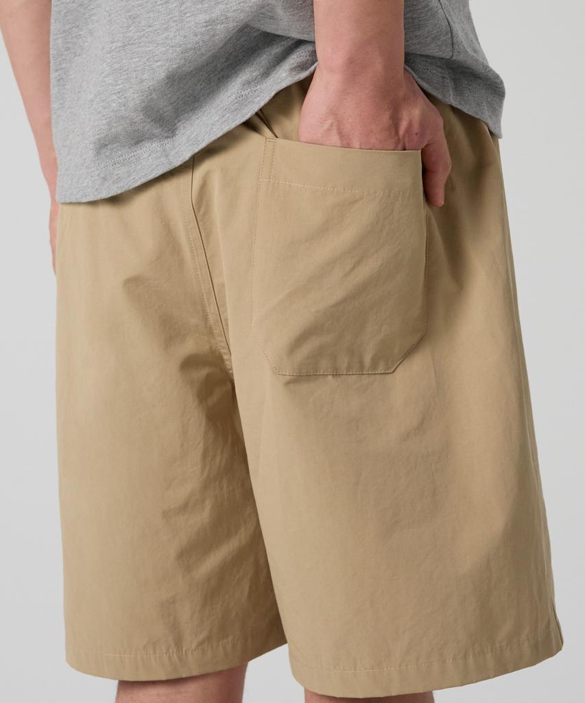 CHAMPION C-Logo Woven Shorts Beige