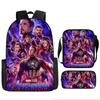Printed Avengers The Backpack Set Oxford Fabric Pencil Case Essentials School
