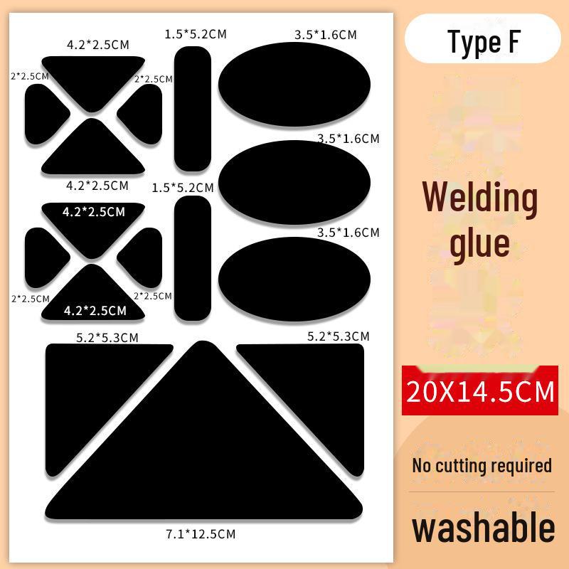Autocolante cu patch-uri colorate cu desene animate: Reparații autoadezive, fără cusături, fără cusături pentru jachete și haine