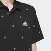 Adidas Future Icons Micro Polo Shirt With Alphabet Logo Print Men Tops Black IA8151