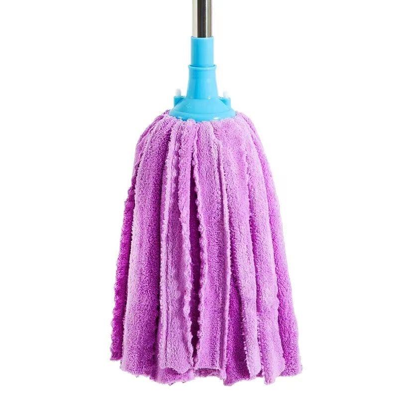 Univerzální mopová hlavice absorbující vodu pro dřevěné a dlážděné podlahy - Líný staromódní design