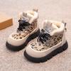 New Girls Boots 2024 Warm Simple Winter Boot Fashion Trend Snow Boots Thick Bottom Versatile Kid Shoe Retro Anti Slip Ankle Boot