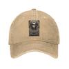Santa Muerte Saint Death Goth Mexican Muertos Skull Washed Denim Cap Casual Baseball Caps Hat Summer Unisex Baseball Hats