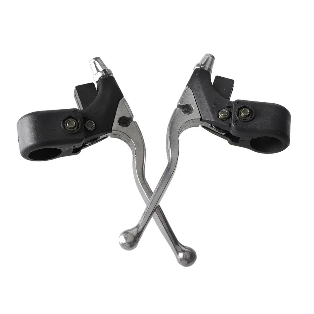 1 Pair Motorcycle 7/8'' 22mm Left/Right Brake Lever For 47cc 49cc 2 Stroke Pocket Dirt Bike Moped Gas Scooter Mini Moto Parts