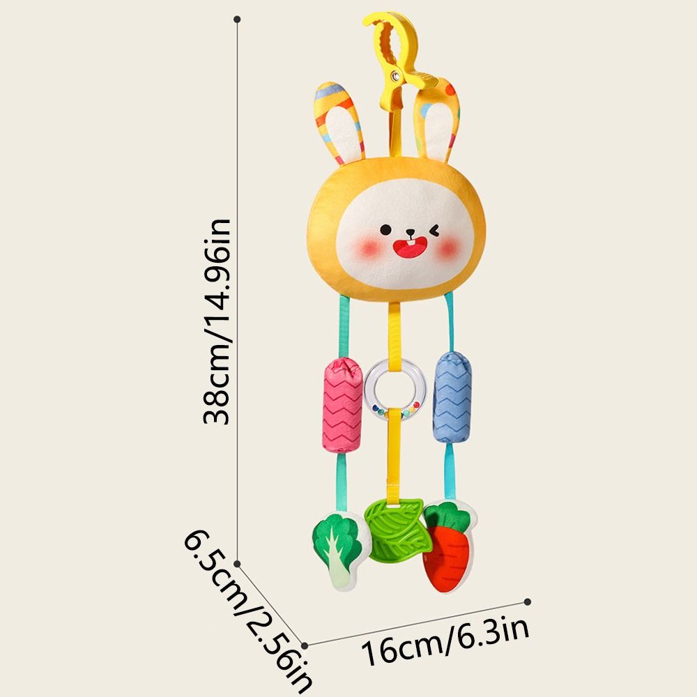 Cartoon Infant Comfort Bed Bell Cute Sensory Learning Toys Durable Baby Wind Chime Toy  Car Seat