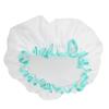 Adult Double Layer Water Proof Shower Cap Thicken Elastic Women Bath Cap Hat Large
