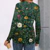 Damen Bedruckte Langarmshirts Elegante Freizeit-Tops Trendige Hemden Tops