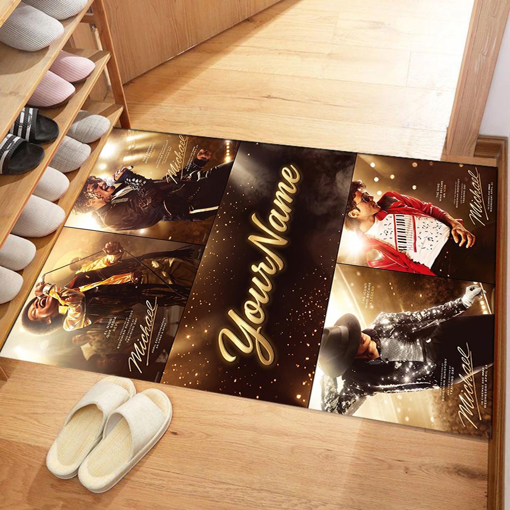 Michael Jackson 36 Personalized Text Carpet Suitable for Foyer Decorate Room Game Room Dining Room Anti-slip Rug Decorate Offices
