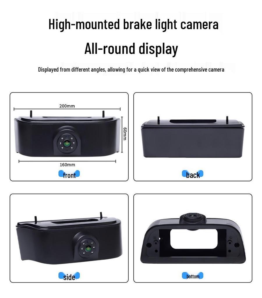 Nissan NV200 High Mount Stop Lamp HD Rearview Backup Camera AHD080P with CVBS Option