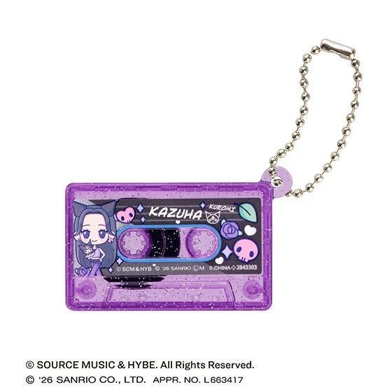 LE SSERAFIM × My Melody & Kuromi Kasetka Kasetowa Zawieszki BRELOCZEK