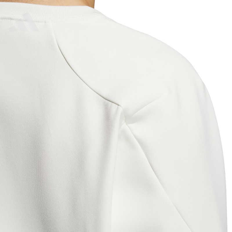 Adidas Casual Sports Series Brand Logo Round Neck Comfortable Fashion Sweatshirt Women sweatshirt Han-Jade-White JM8762