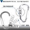 TBDBNR Dial Type Carabiner, Universal Lock Holder, Set of 1,