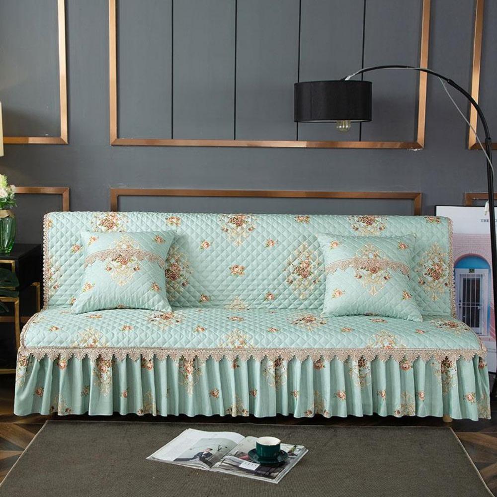Четыре сезона домашний складной чехол для дивана-кровати модный императорский диван-подушка утолщенный безрукий простой чехол для дивана полное покрытие 1.5m sofa bed
