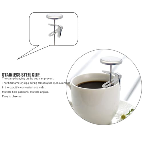 Stainless Steel Thermometer Holder, Thermometer Clip, Probe Clip Holder, Thermometer Clip, Thermometer Holder, Stainless Steel Thermometer Clip, Probe