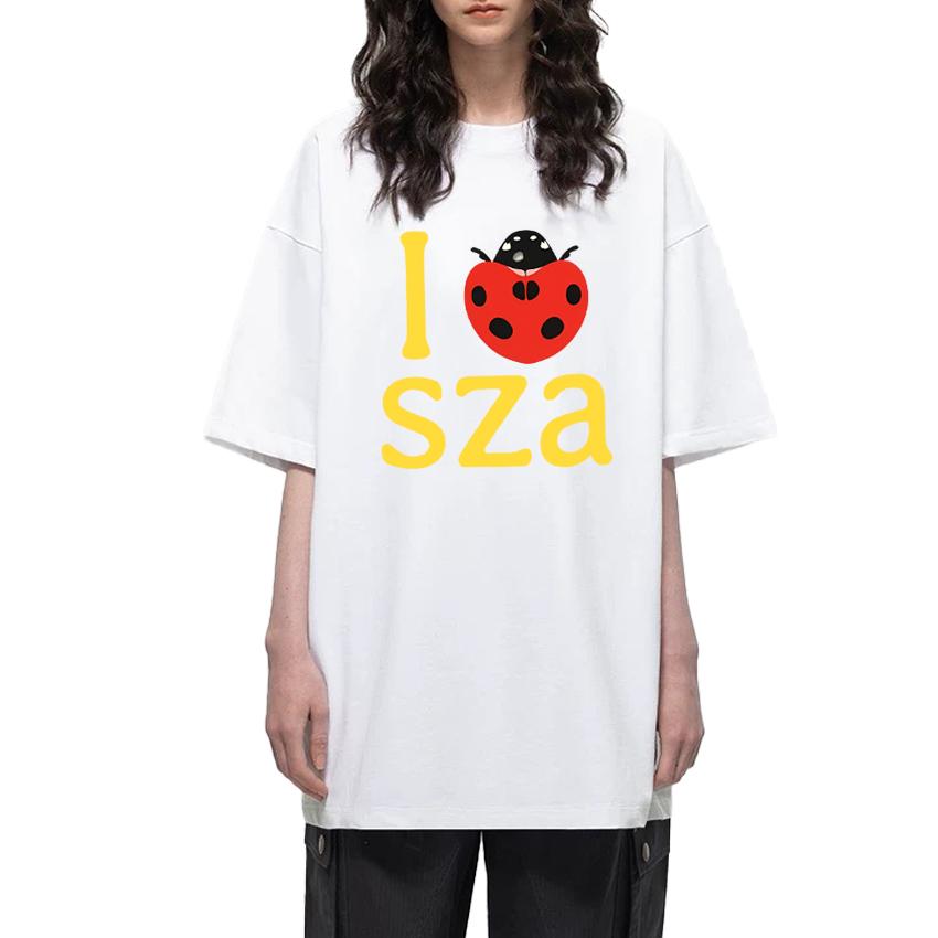 Fashion I Love SZA Grand National Tour 2025 Graphic T shirt Men Women Trend Y2k short sleeve T-shirts Unisex Hip Hop Cotton Tops