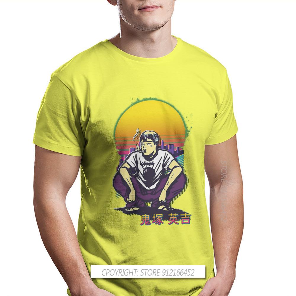 Great Teacher Onizuka Gto Eikichi Azusa Unisexga Unisexs Tshirt Retrowave Distinctive Adult T Shirt Harajuku Streetwear Hipster