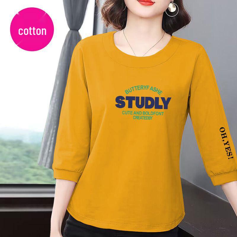 

2025 Women s Summer Korean Style Loose Fit Slimming Cotton Top S (up to 85 kg)