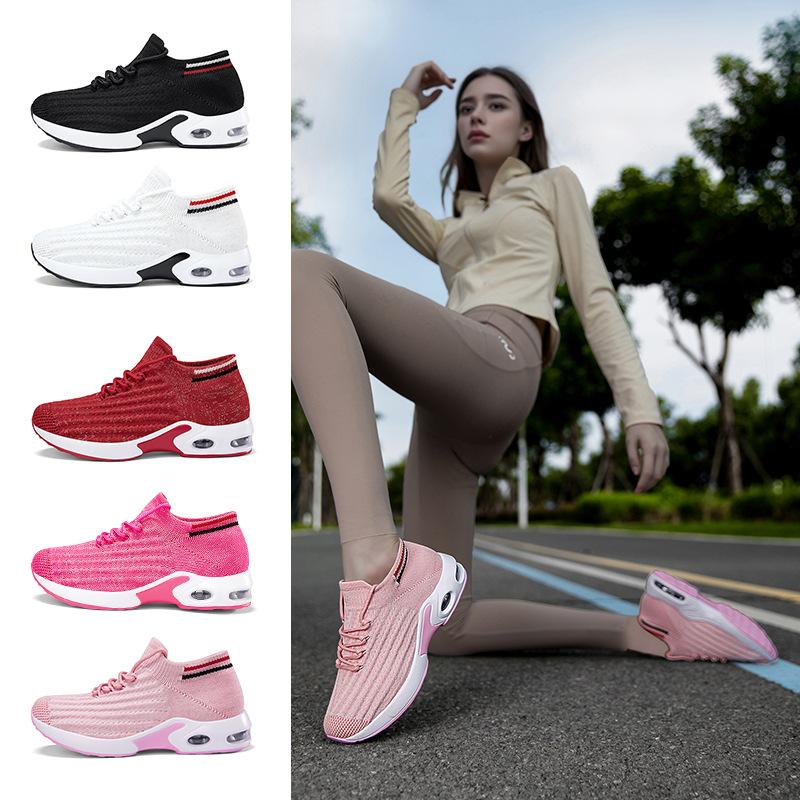2025 new spring shoes women's air cushion shoes Korean version fashion trend foreign trade women's shoes soft sole breathable sports shoes women