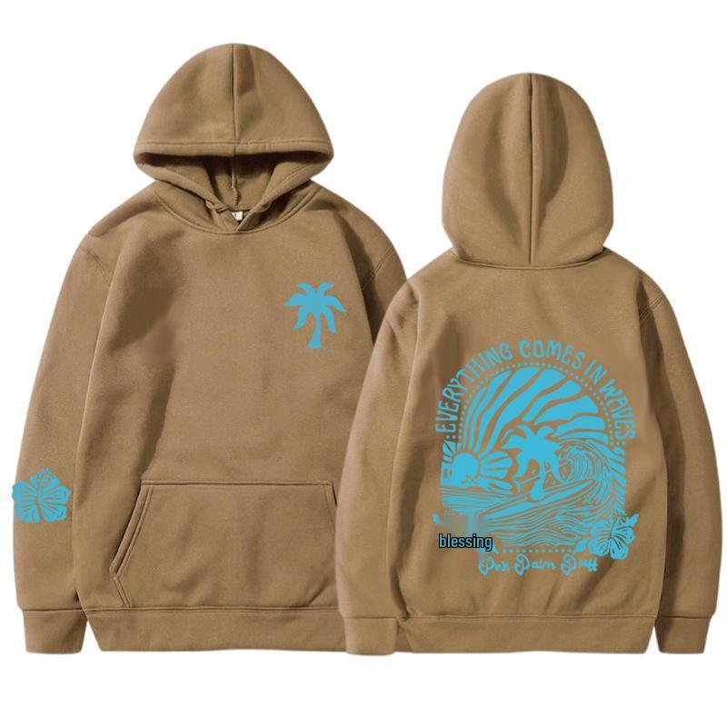 Chasing Sunsets Bedrucktes Lässiges Hoodie-Sweatshirt