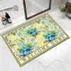 Bathroom Absorbent Floor Mat Soft Diatom Mud Toilet Door Small Carpet Door Mat Quick Drying Entry Floor Mat