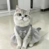 Lightweight Cat Dress With Polka Dots Gradient Design Bowknot Sleeveless Vest British Shorthair