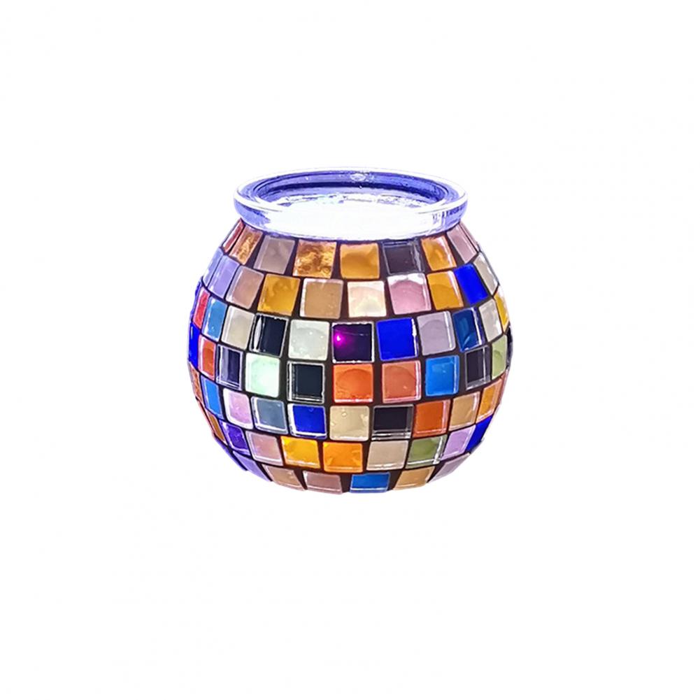 Gjør-det-selv-mosaikk-lysestakesett Finmotorikkutvikling Barnhåndverksmateriale Håndlaget pedagogiske leker til foreldre og barn