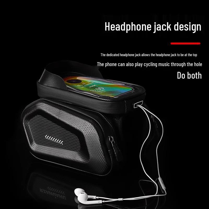 Mountain Bike Waterproof Phone Holder & Front Storage Bag