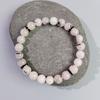 8mm Grey Moonstone Natural Stone Hand-woven Bracelet Is Suitable for Both Men and Women,making It a Perfect Gift for Friends and Family or for Parties