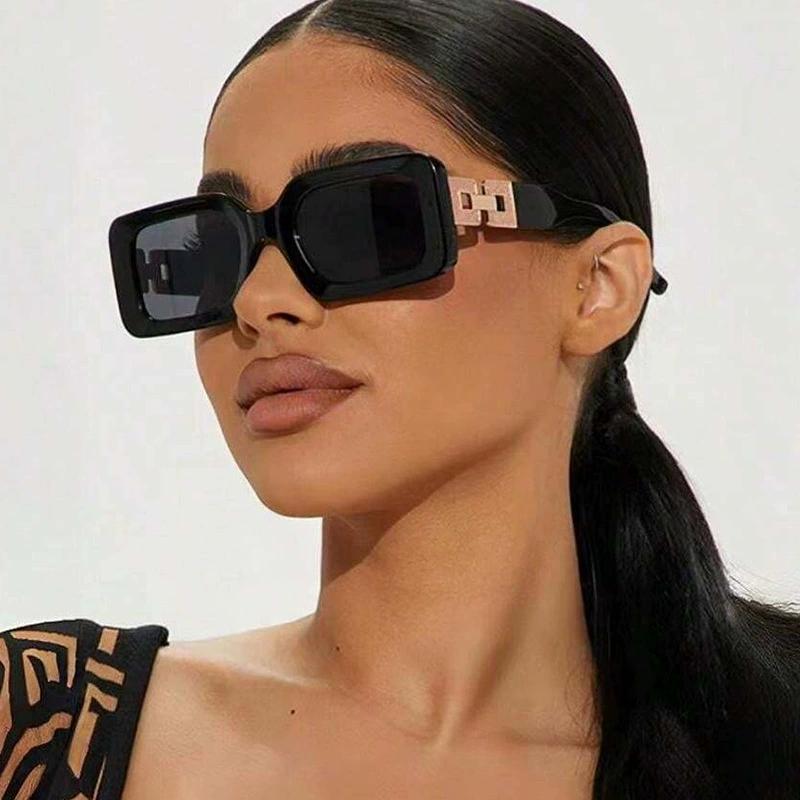 Fashion Luxury Design Square Sunglasses Men Women Small Rectangle Street Sun Eyeweae Ladies Vintage Driving Shades