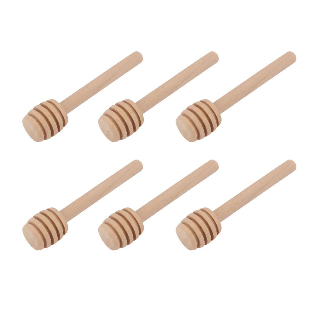 50 Piezas Mielero de Madera Multiusos Mini Palo Revendedor de Miel para Hogar Cafetería Tienda de Postres