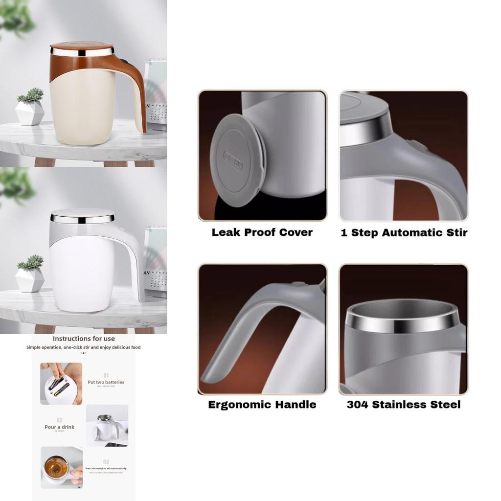 Tasse à café magnétique à rotation automatique pour restaurants et cafés