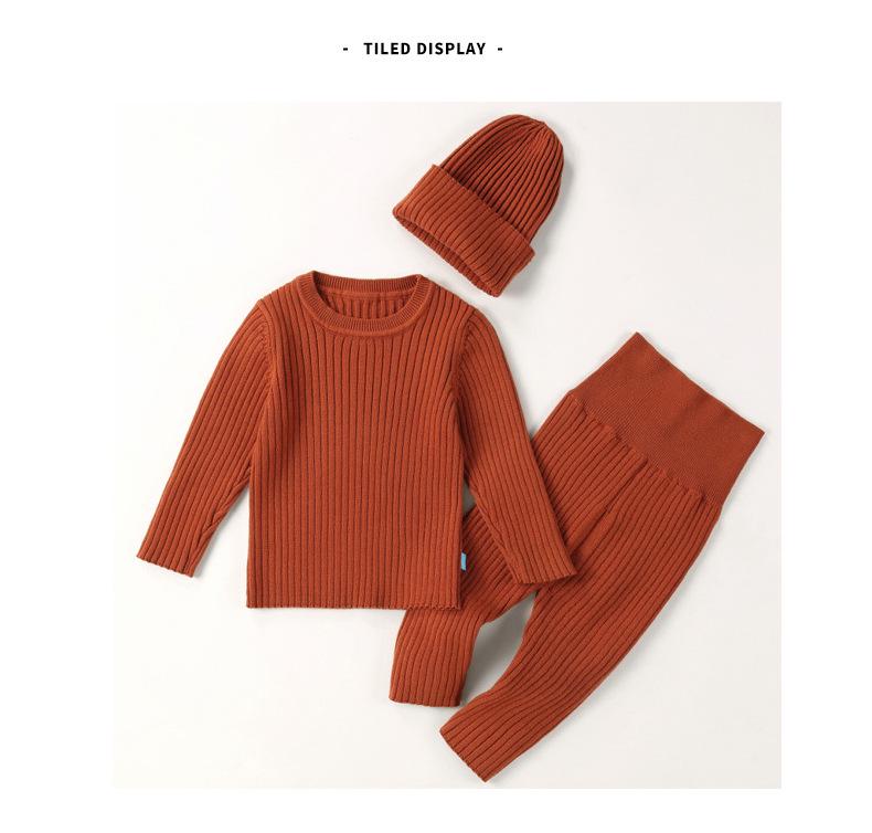 Herbst/Winter Baby Strickwoll-Pullover-Set