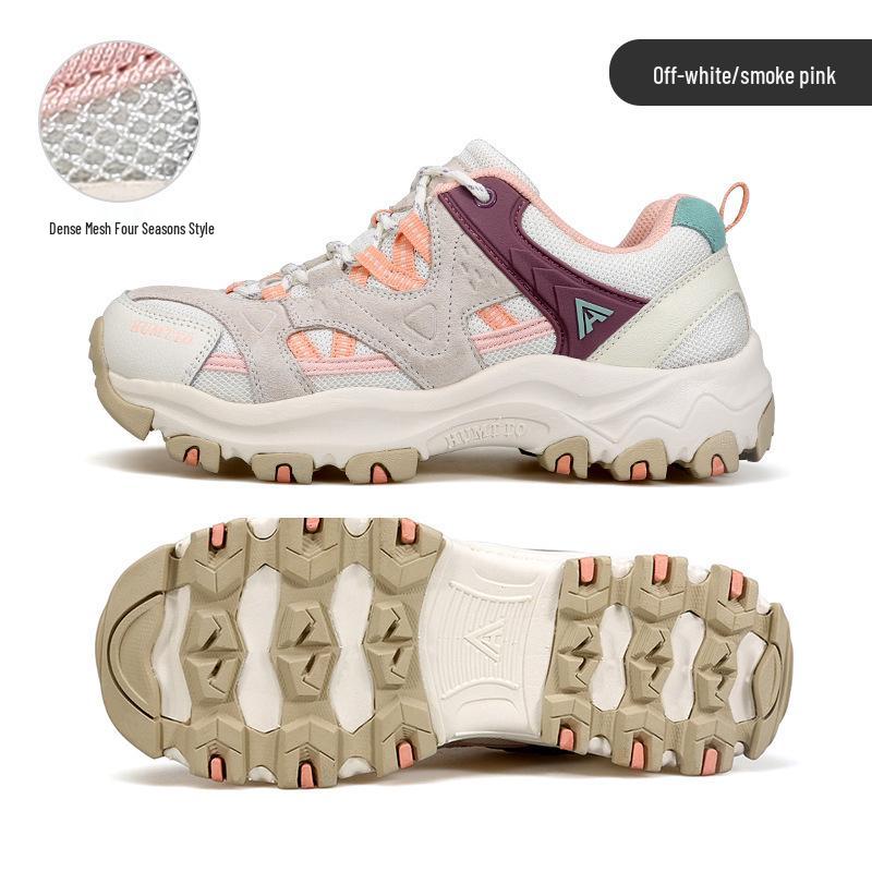 HanTu Women's Waterproof Hiking Shoes, Non-Slip, Lightweight, Breathable, Perfect for Outdoor Sports and Off-Road Climbing.