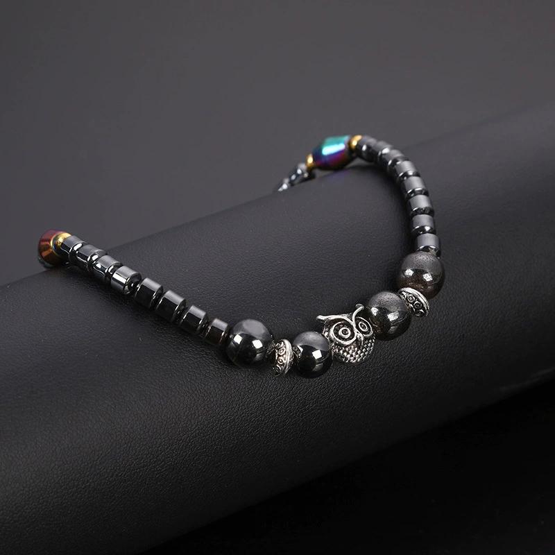 Gewichtsverlust Magnet Fußkettchen Für Damen Herren Eule Tiere Stein Magnetfeldtherapie Armband Fußkettchen Schmerzlinderung Schlankheitskur Gesundheitsschmuck