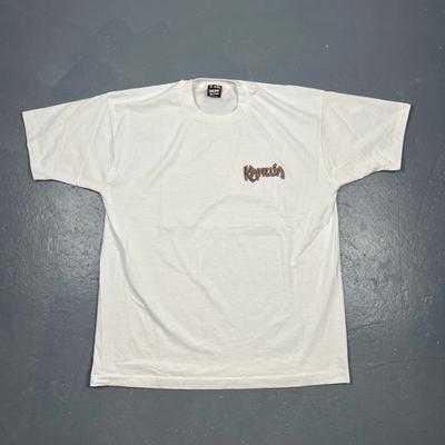 Vintage 90s Kahlua Promotional Tshirt White XL Single Stitch Unisex VTG Summer