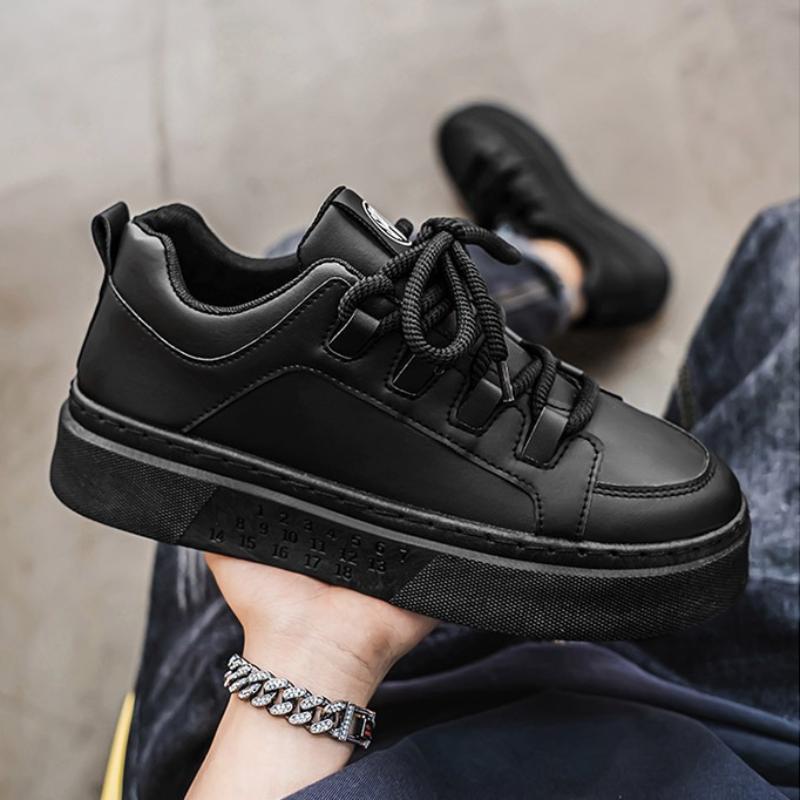 Jugend Leder Freizeitschuhe Herren Slipper Neue Herren Weiße Atmungsaktive Sneaker Mode Vielseitige Schuhe Herren Tenis Masculino