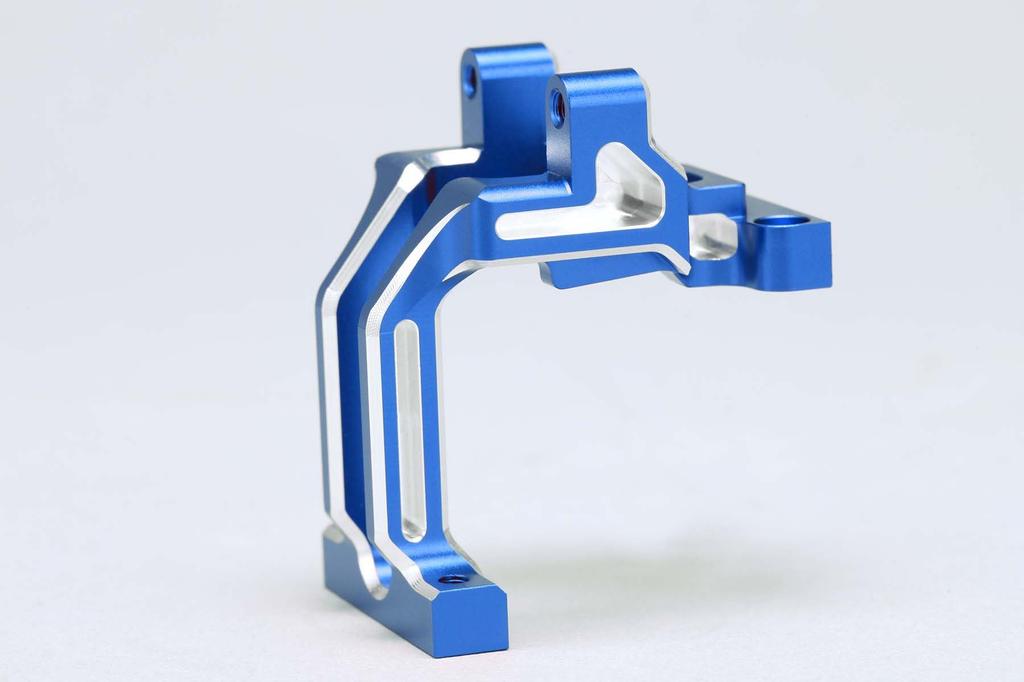 YOKOMO Aluminum Lightweight Front Bulkhead, One-Piece, for RD/SD Series (Blue) Y2-302DBL